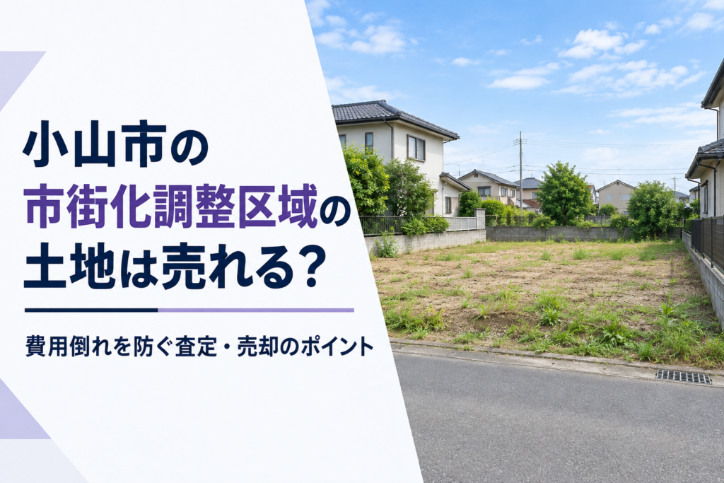 小山市の市街化調整区域の土地売却と費用倒れを防ぐポイント